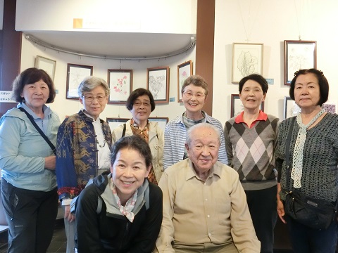 日進植物画教室「植物画展　ー渡辺仁司先生と共にー」